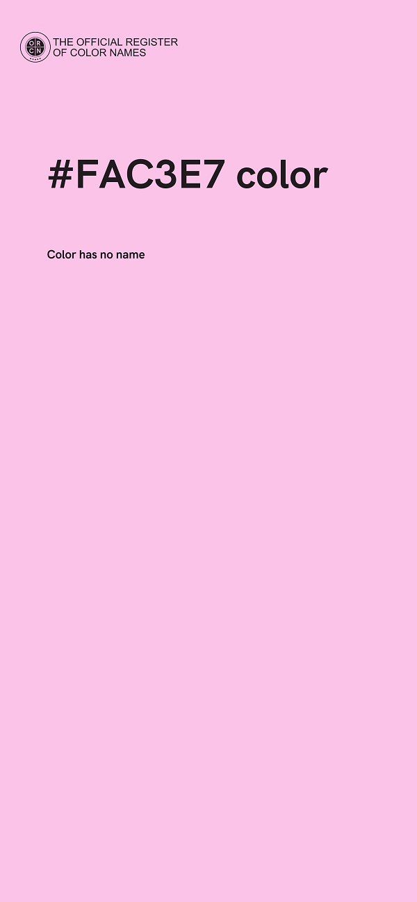 #FAC3E7 color image