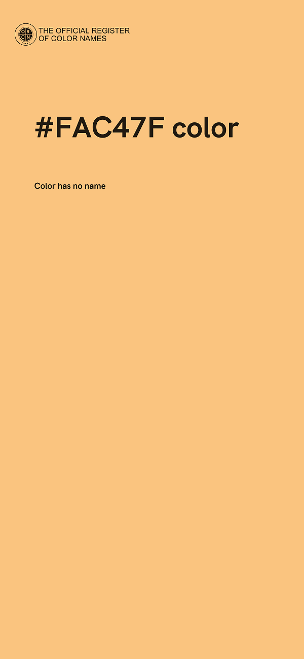 #FAC47F color image