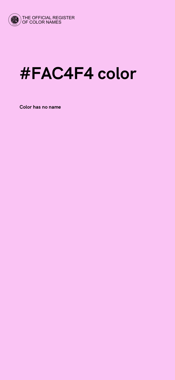 #FAC4F4 color image