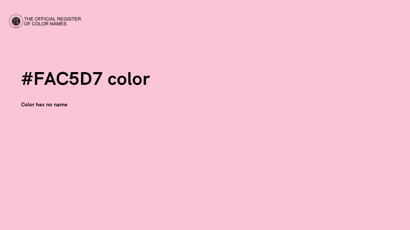 #FAC5D7 color image