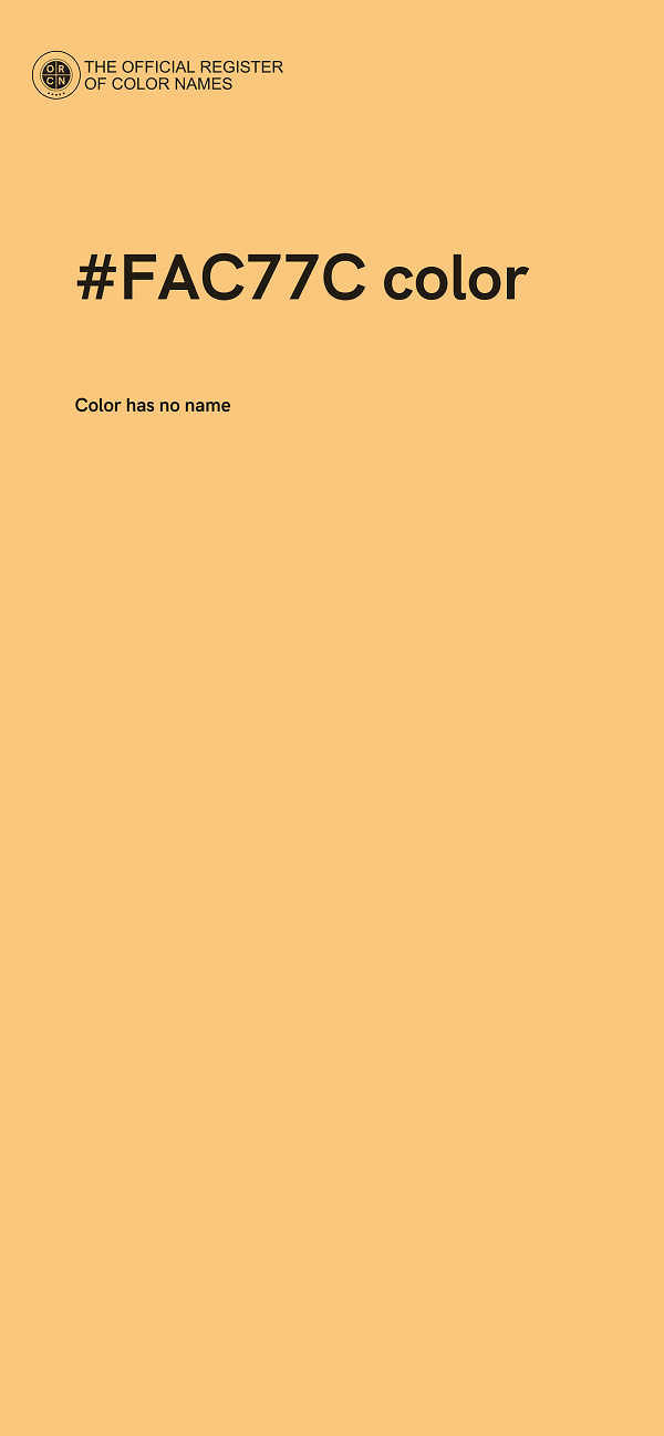 #FAC77C color image