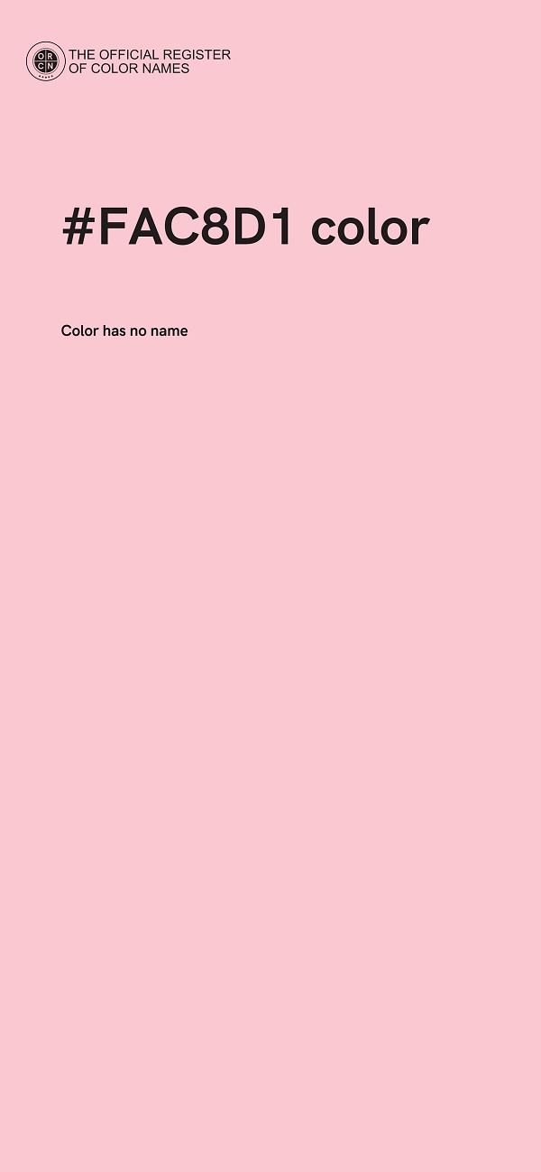 #FAC8D1 color image