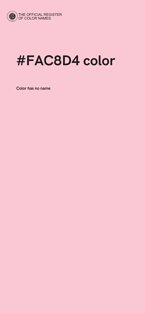 #FAC8D4 color image
