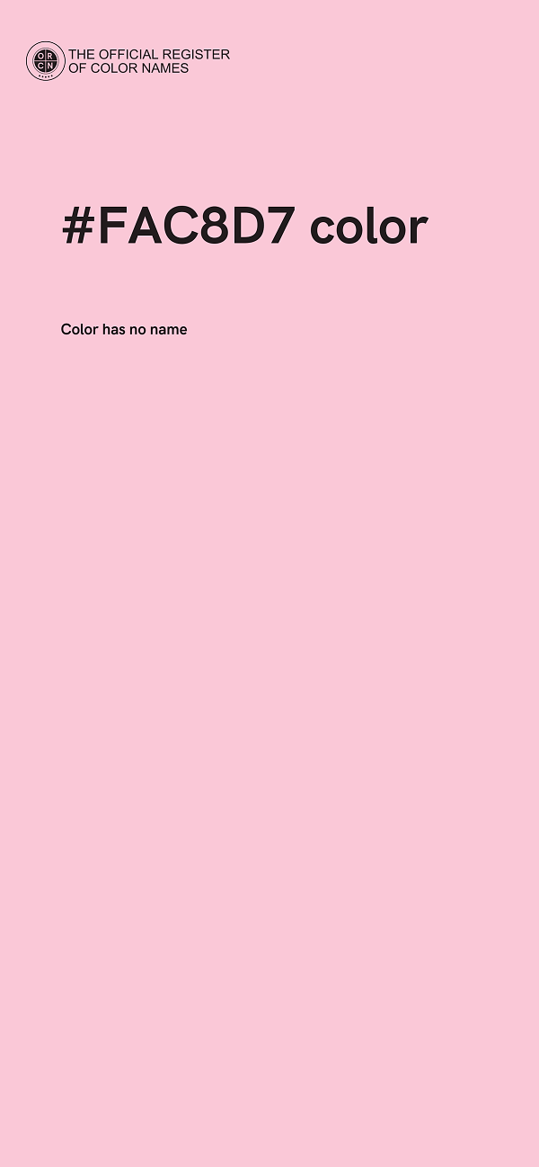 #FAC8D7 color image