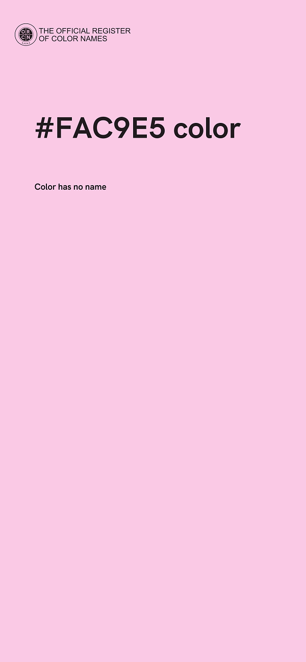 #FAC9E5 color image