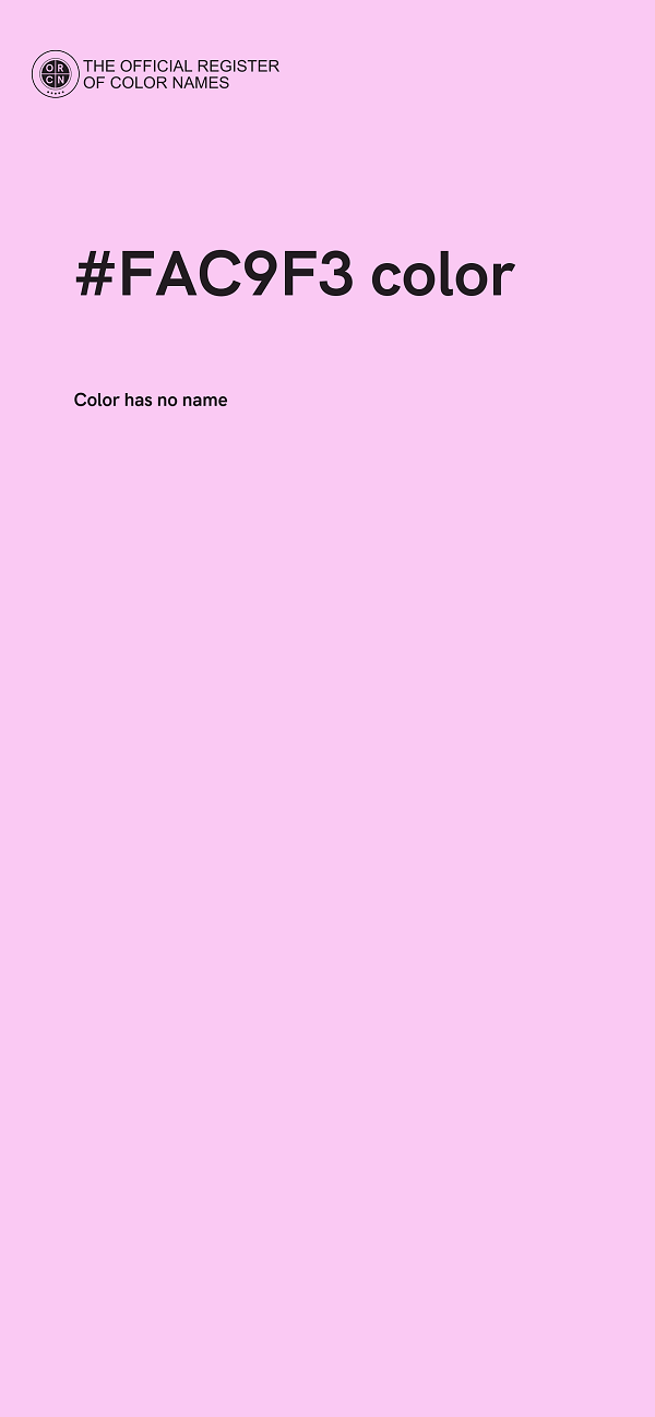 #FAC9F3 color image