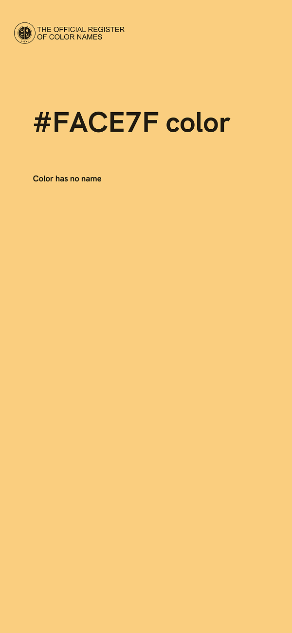 #FACE7F color image