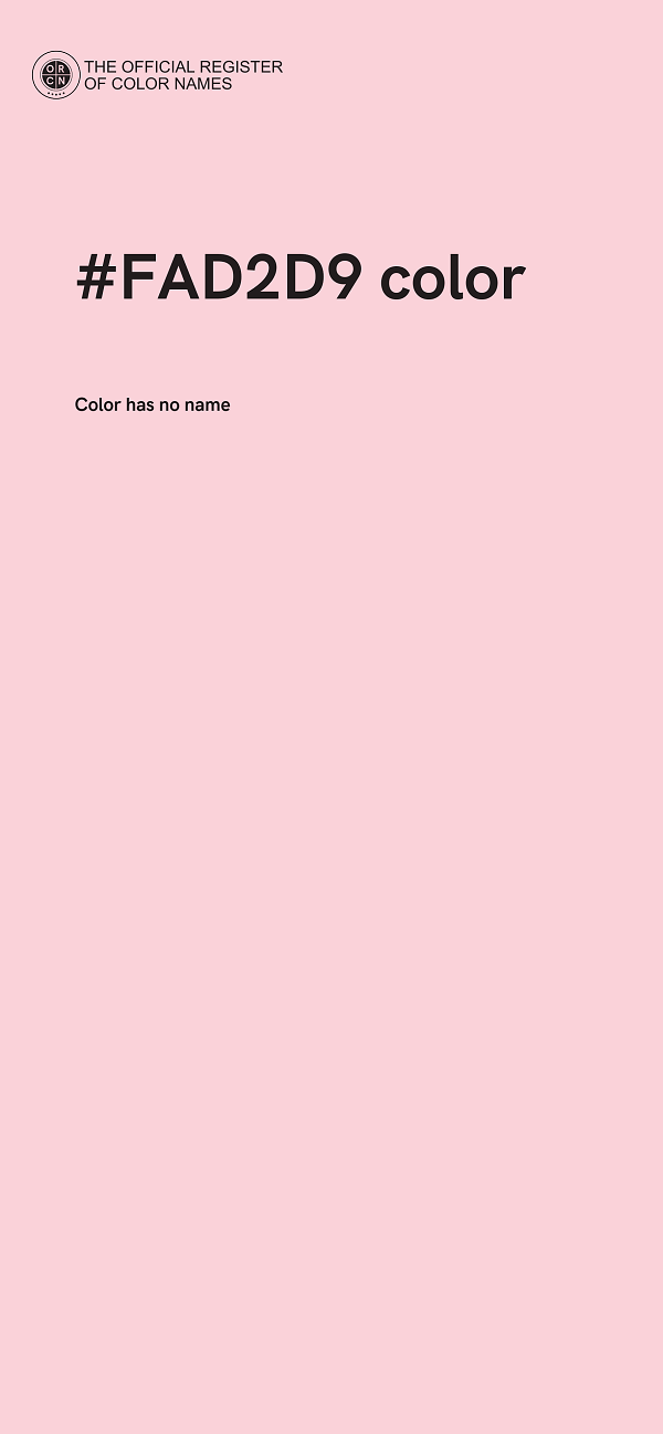 #FAD2D9 color image