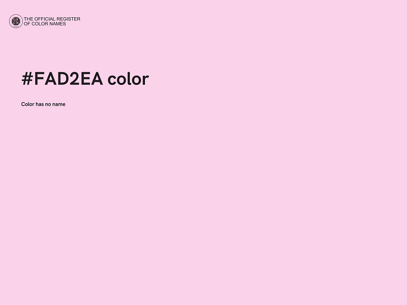 #FAD2EA color image