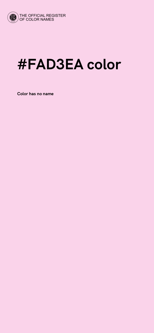 #FAD3EA color image