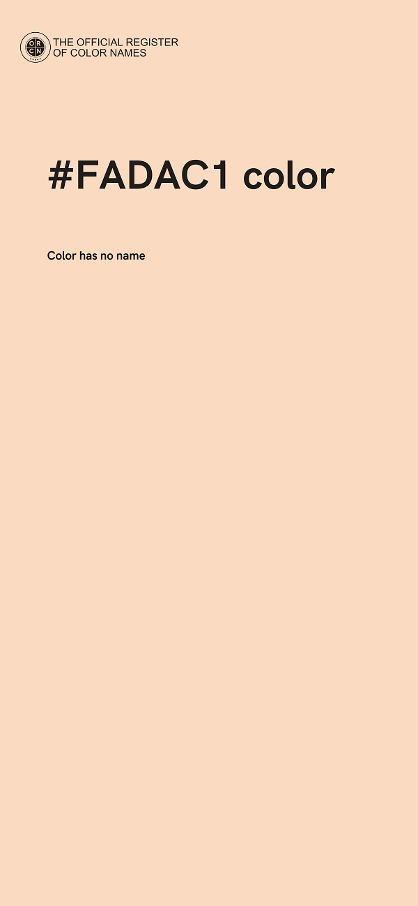 #FADAC1 color image