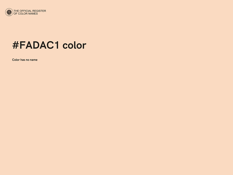 #FADAC1 color image