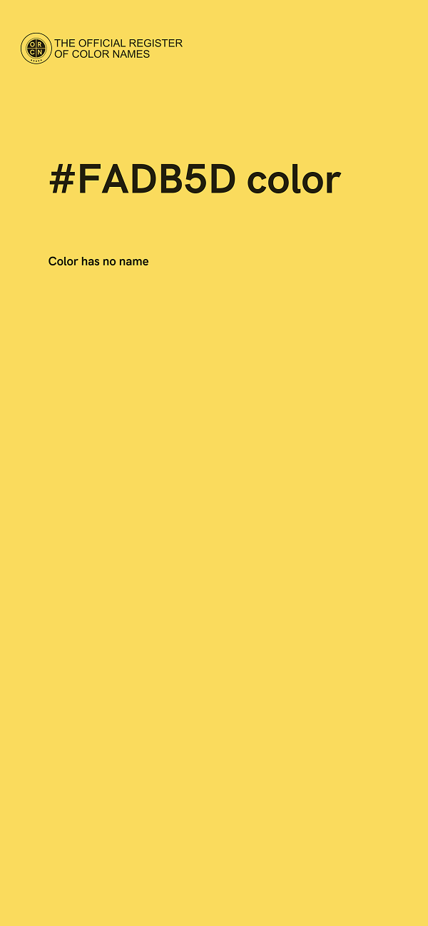 #FADB5D color image