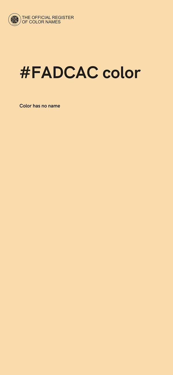#FADCAC color image