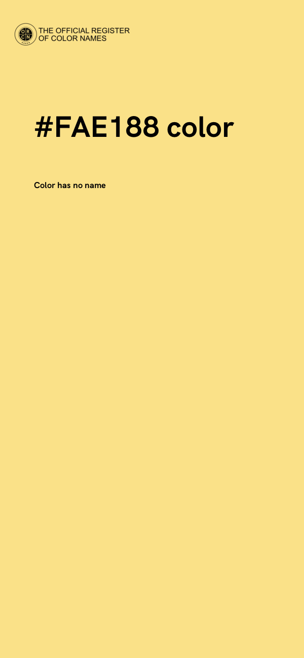 #FAE188 color image
