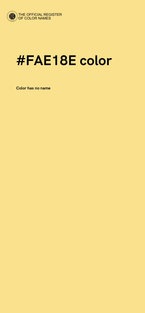 #FAE18E color image