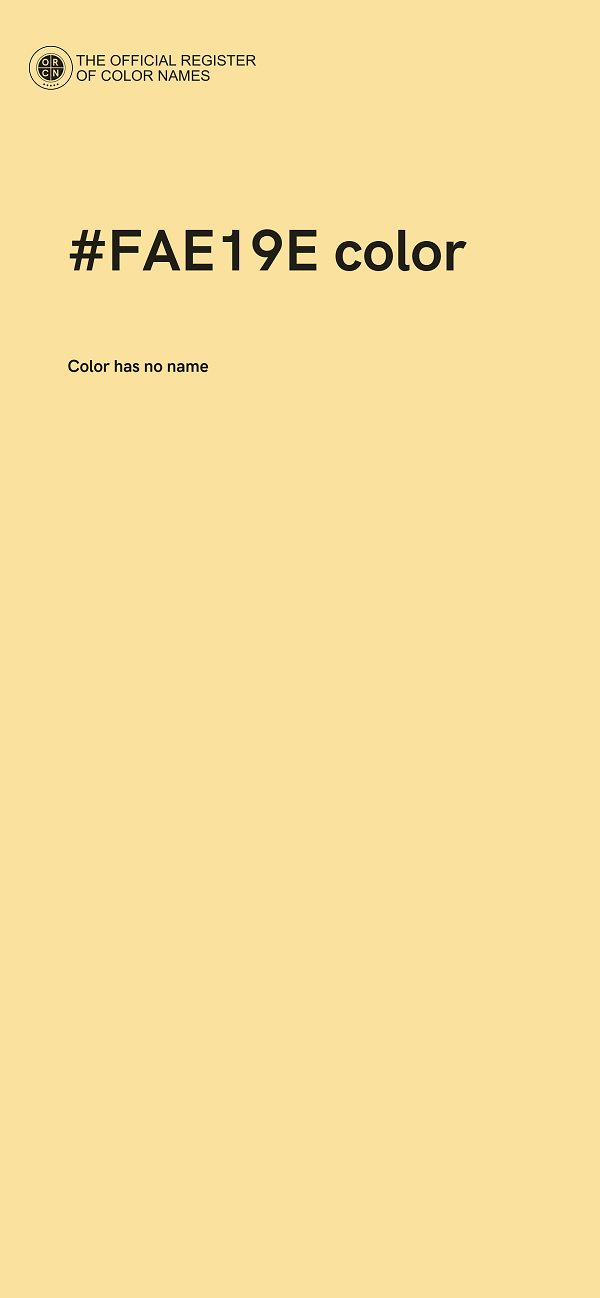 #FAE19E color image