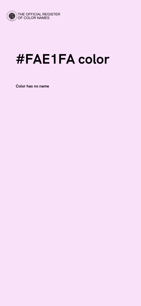 #FAE1FA color image