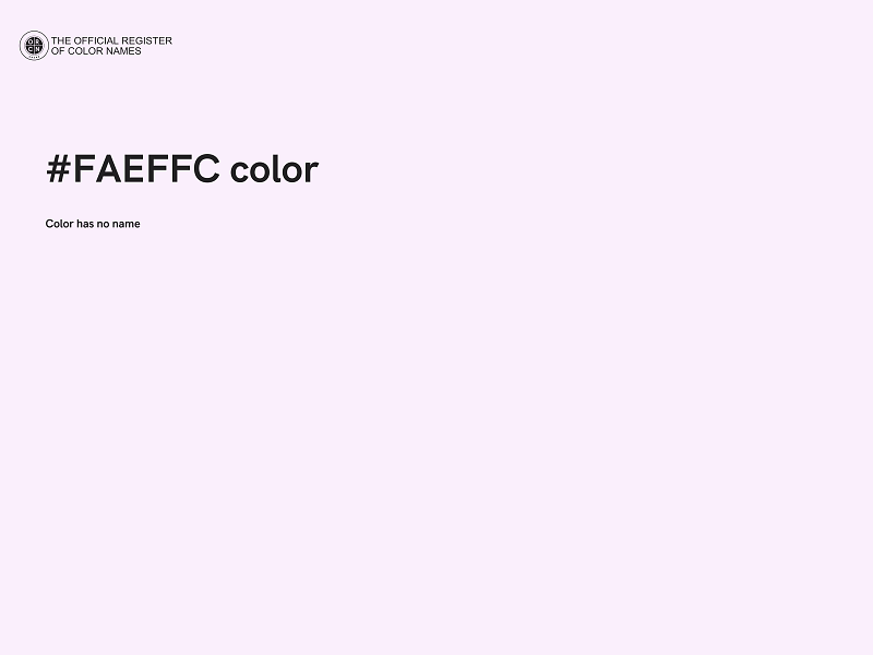 #FAEFFC color image