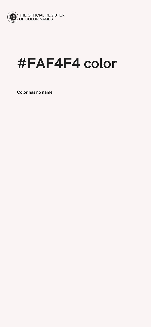 #FAF4F4 color image