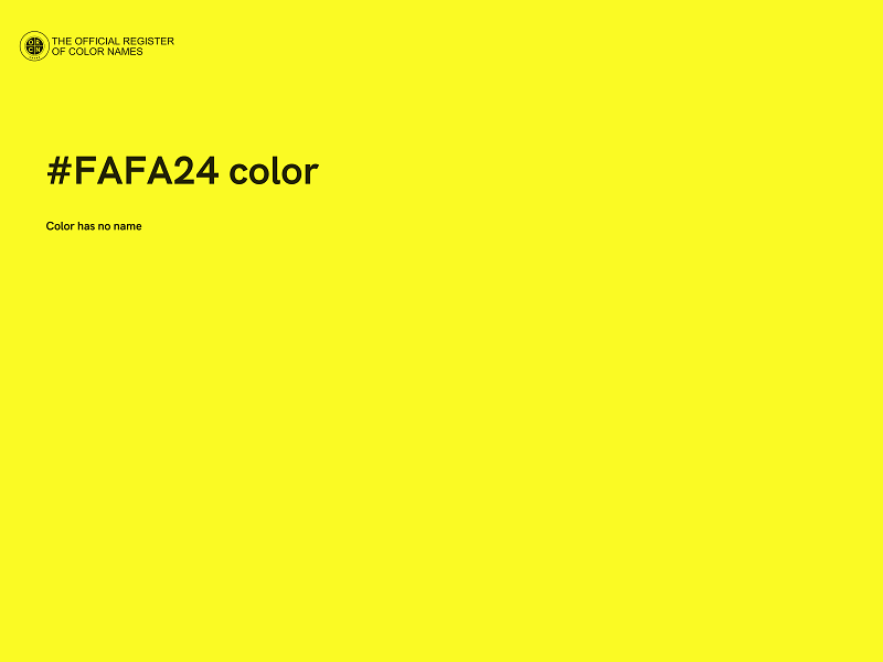 #FAFA24 color image