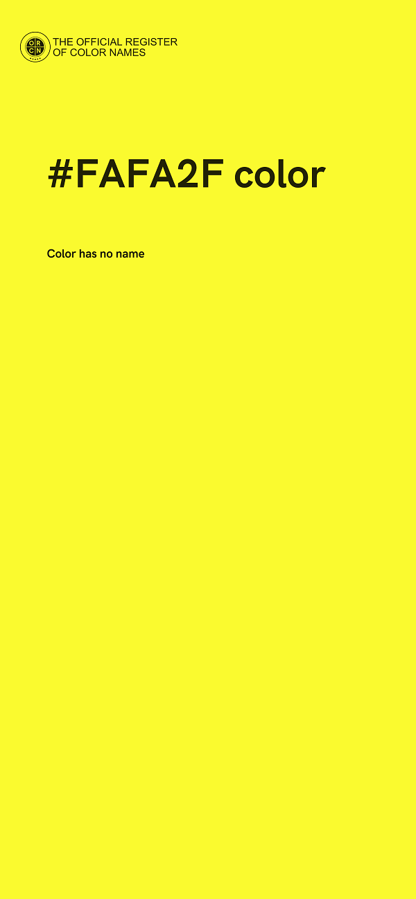 #FAFA2F color image