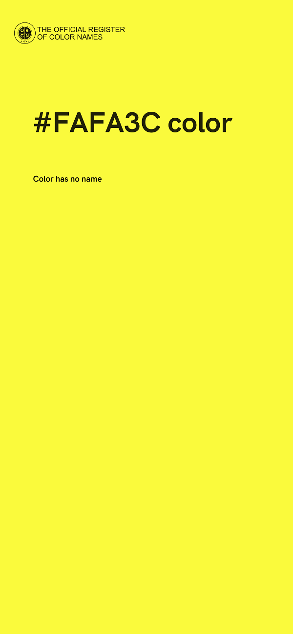 #FAFA3C color image