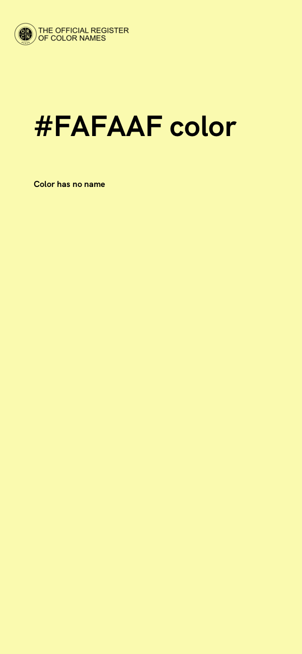 #FAFAAF color image