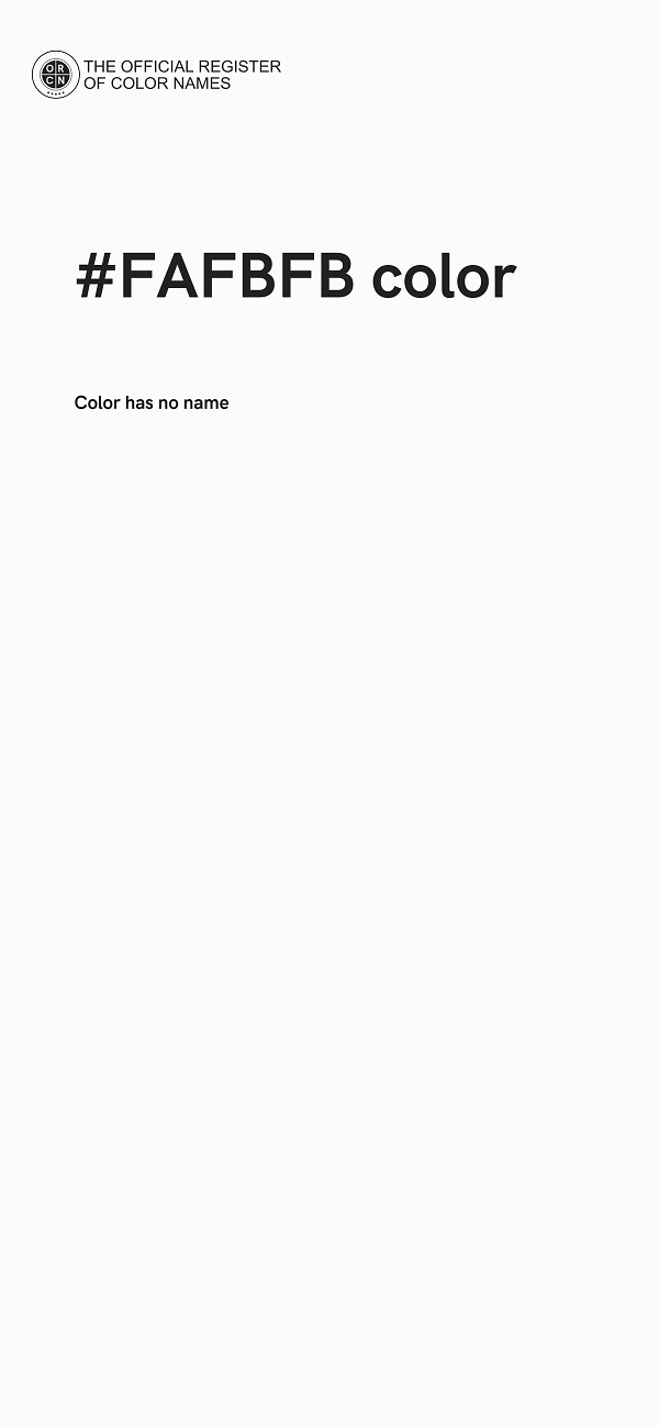 #FAFBFB color image