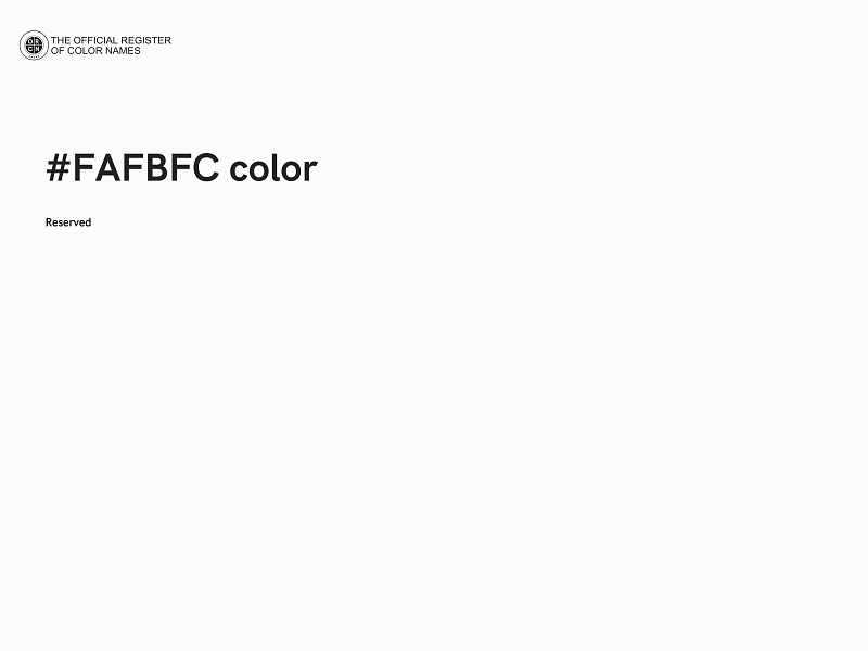 #FAFBFC color image