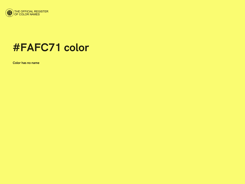 #FAFC71 color image