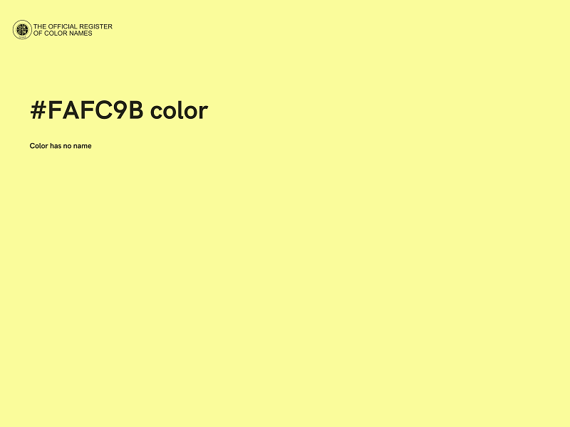 #FAFC9B color image