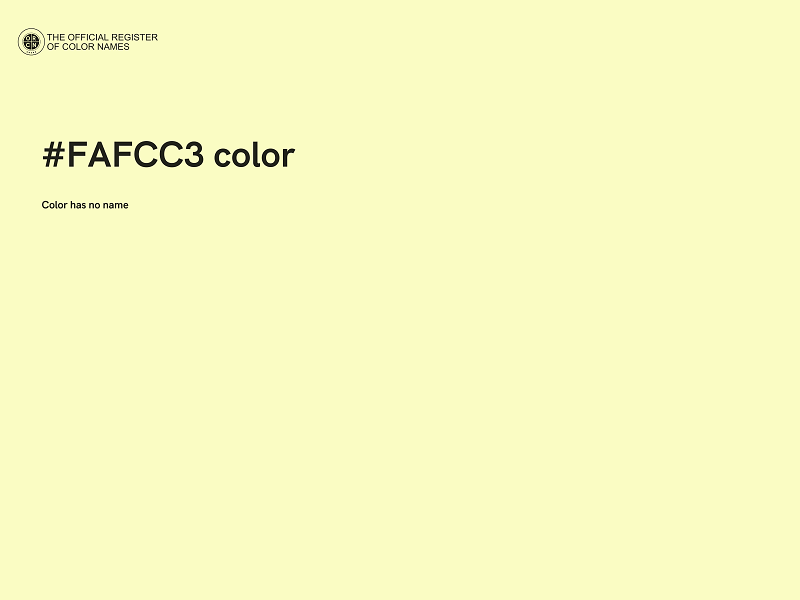 #FAFCC3 color image