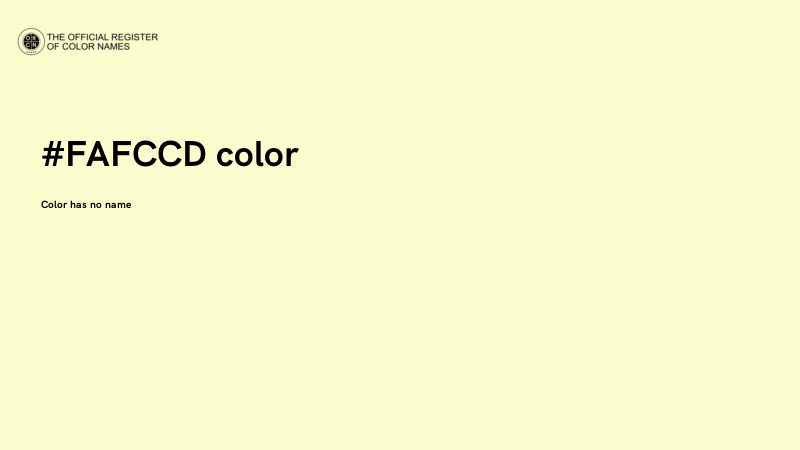 #FAFCCD color image