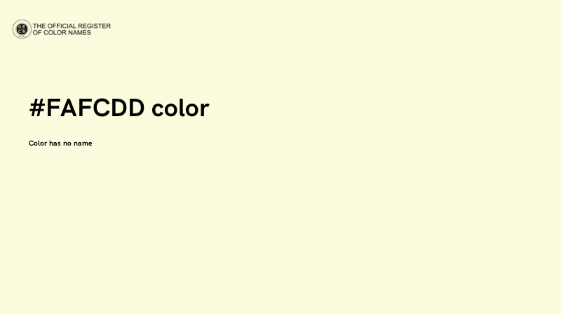 #FAFCDD color image