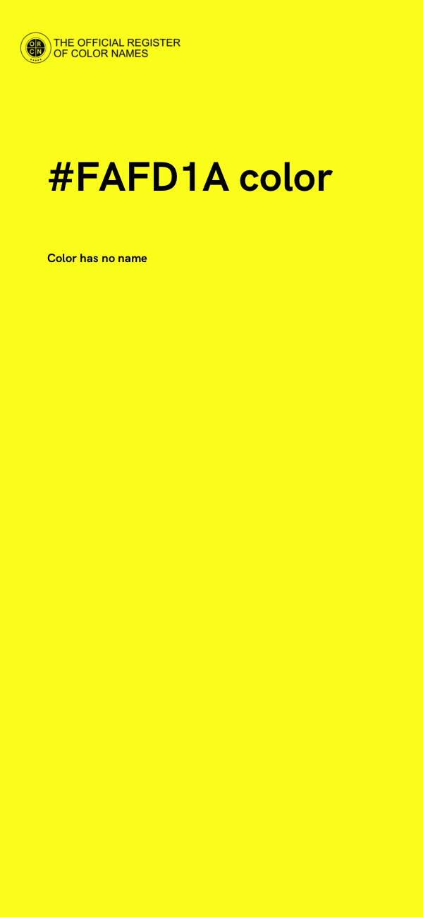 #FAFD1A color image