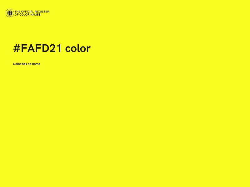 #FAFD21 color image