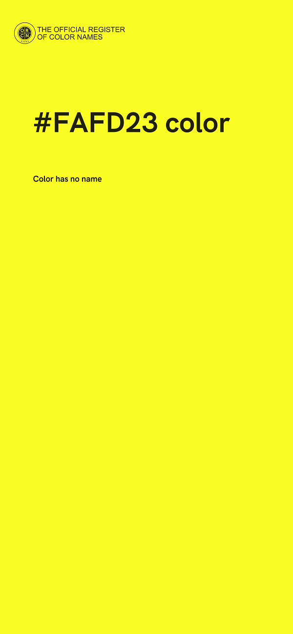 #FAFD23 color image