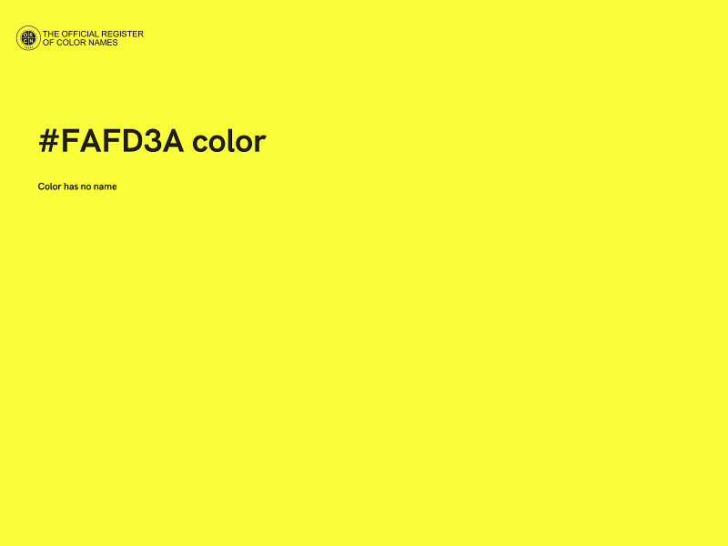 #FAFD3A color image