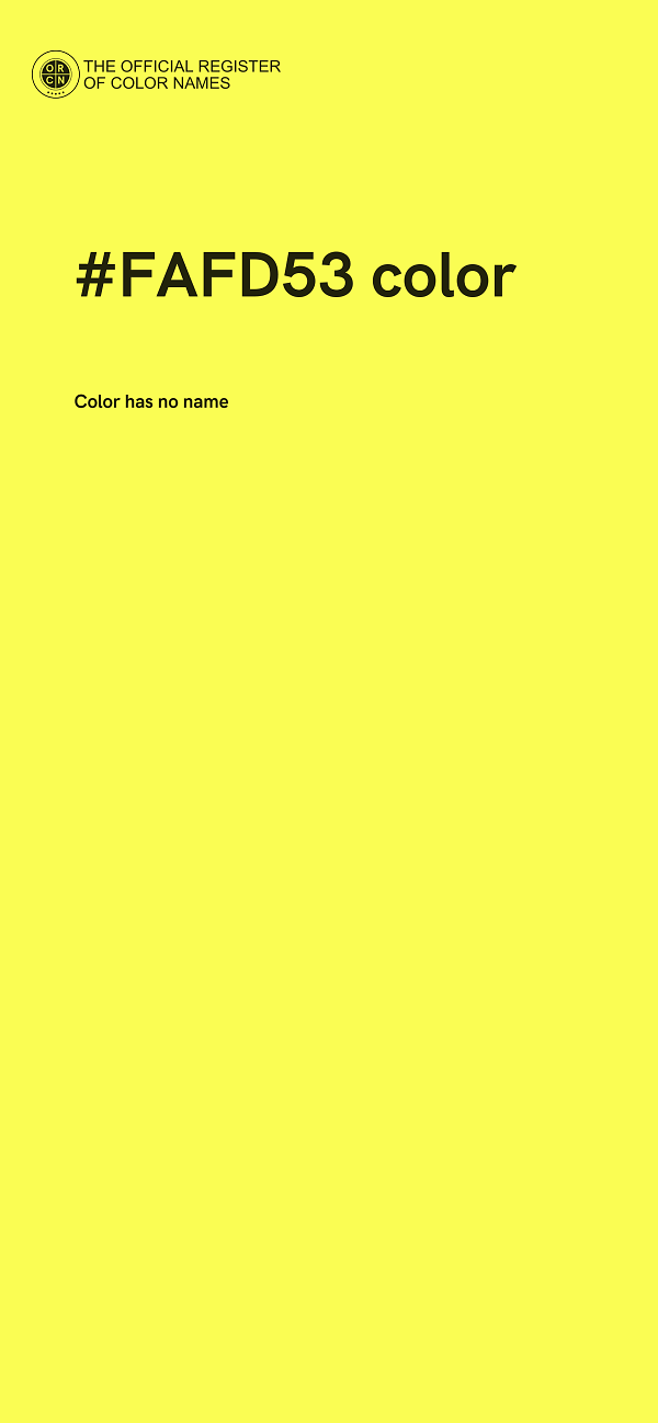#FAFD53 color image