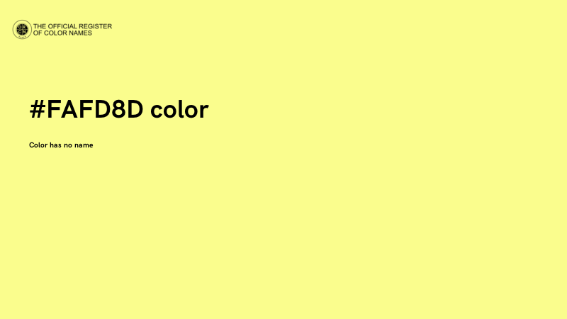 #FAFD8D color image