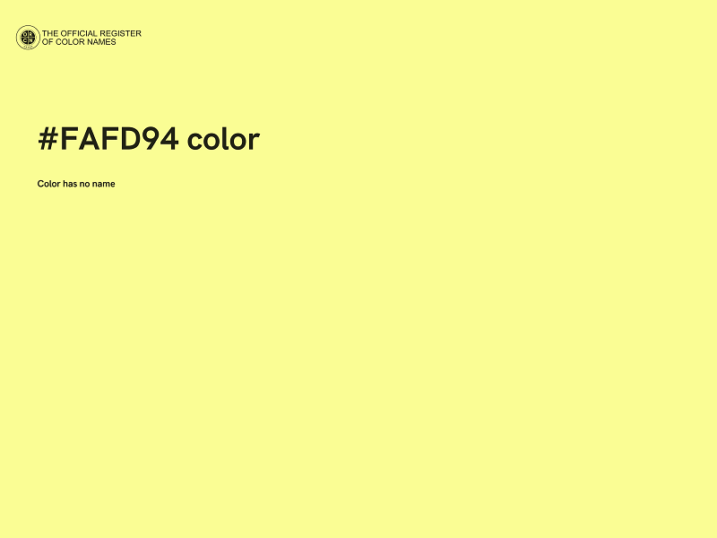 #FAFD94 color image