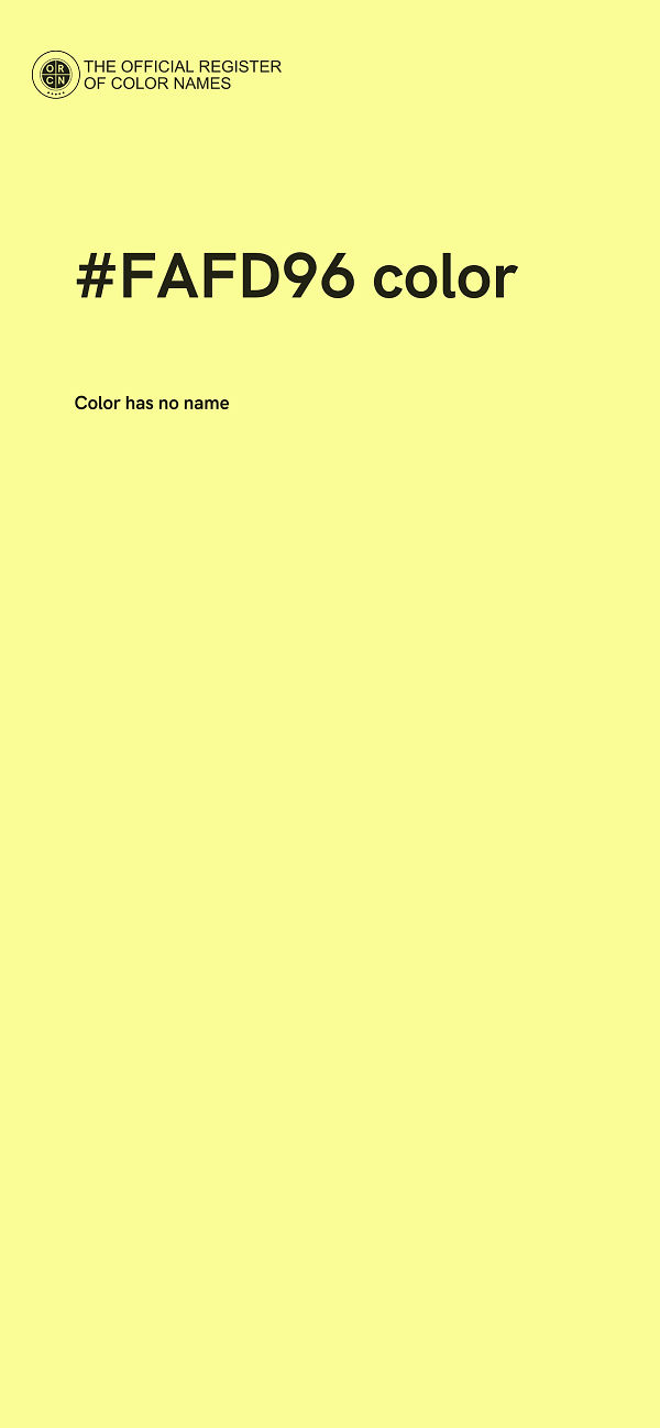 #FAFD96 color image