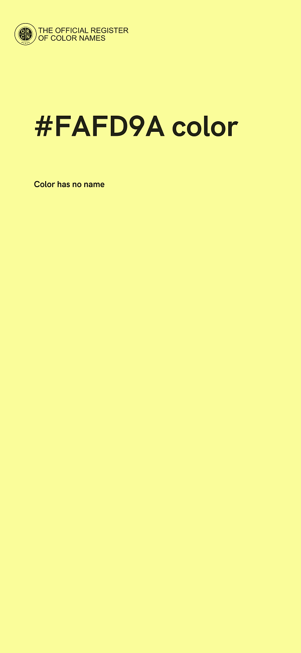 #FAFD9A color image