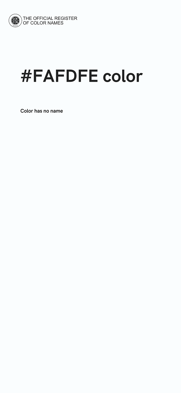 #FAFDFE color image