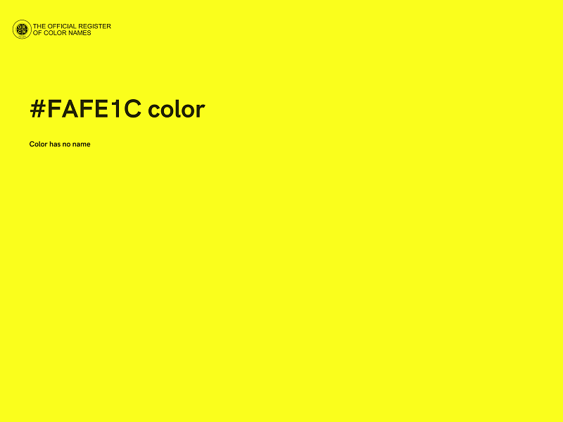 #FAFE1C color image