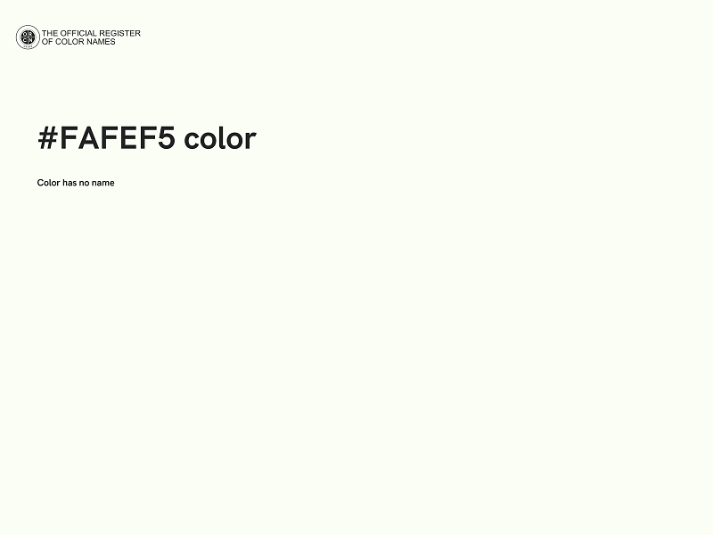 #FAFEF5 color image