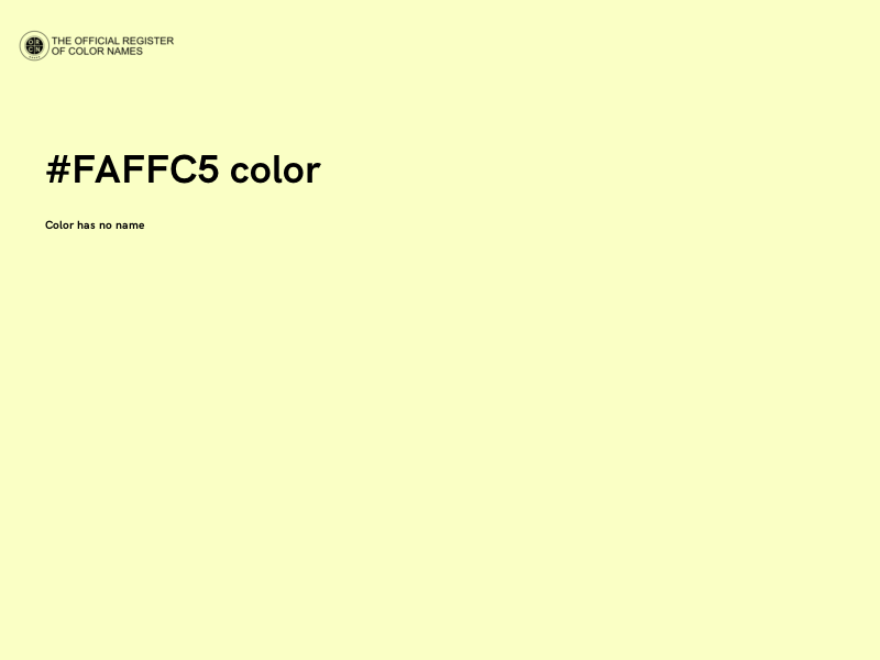 #FAFFC5 color image