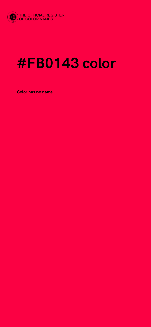 #FB0143 color image