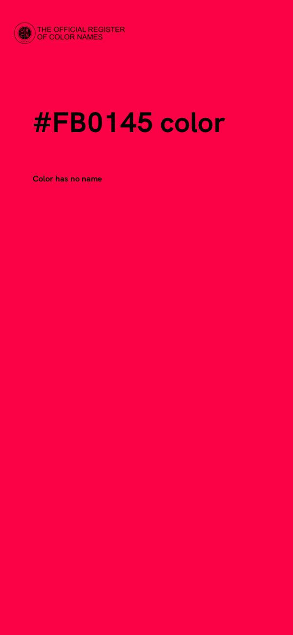 #FB0145 color image